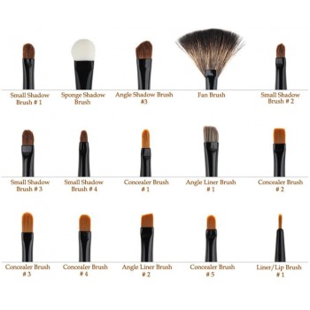 32PCS Cosmetic Makeup Brush Set and Bag
