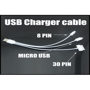 3 in 1 Charging cable for Smartphones