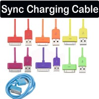 Multi Color USB Data Sync Charger Charging Cable Kable For iPhone 4 3G 3GS iPod 